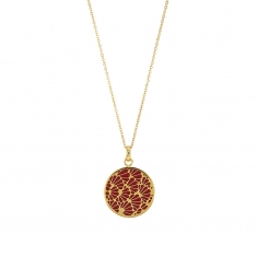 Collier rond motif 