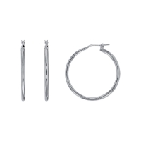 Créoles diam 30mm Argent 925/1000 - diam.fil 2mm