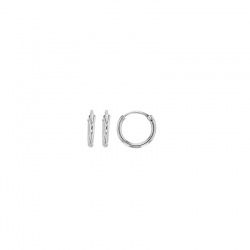 Créoles Or 750/1000 fil 1.20mm diam. 8mm