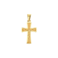 Croix avec  Christ en Or 750/1000