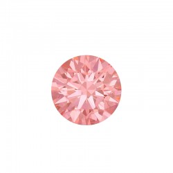 Diamant synthétique taille ronde Fancy Pink 0,30ct VS, diam. 4,25mm