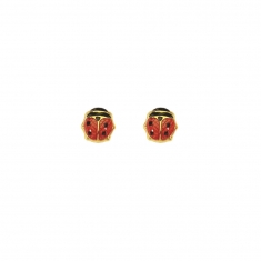 Dormeuses en Or 750/1000 avec perle de culture d'eau douce 7 - 7,5 mm