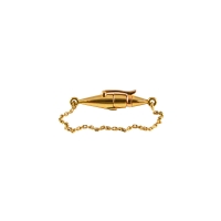 Fermoir de bracelets Ogive en Or 750/1000 - avec chainette de sureté