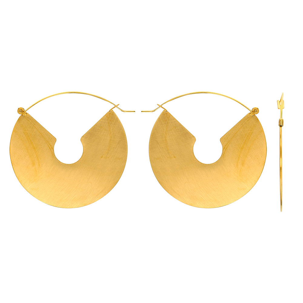 Fils d'oreilles rondes ouvertes en acier