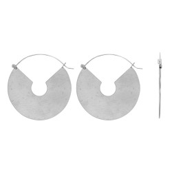 Fils d'oreilles rondes ouvertes en acier
