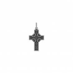 Pendentif croix celtique en argent vieilli 925/1000