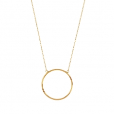 Collier grand cercle Or 750/1000 diam. 23mm