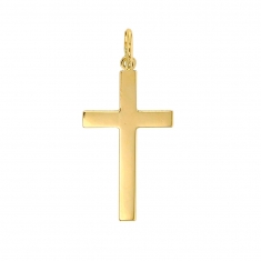 Petit pendentif en Or 750/1000 croix unie