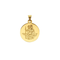 Médaille Saint Christophe en Or 750/1000