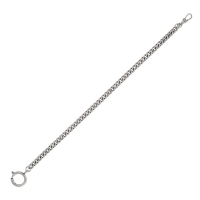 Giletière métal vieil argent L 28cm (l'unité)