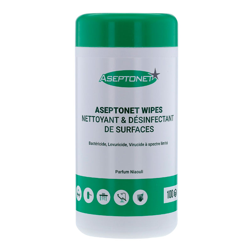 Lingettes de pré-perçage imprégnées, nettoyantes et désinfectantes