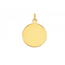 Médaille à graver 15 mm Or 750/1000