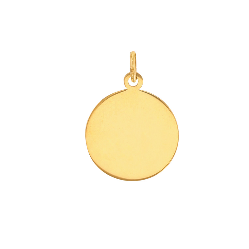 Médaille à graver 15 mm Or 750/1000