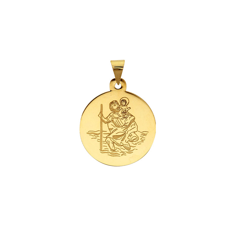 Médaille Saint Christophe en Or 750/1000