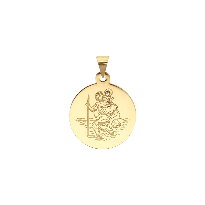 Médaille Saint Christophe Or 375/1000