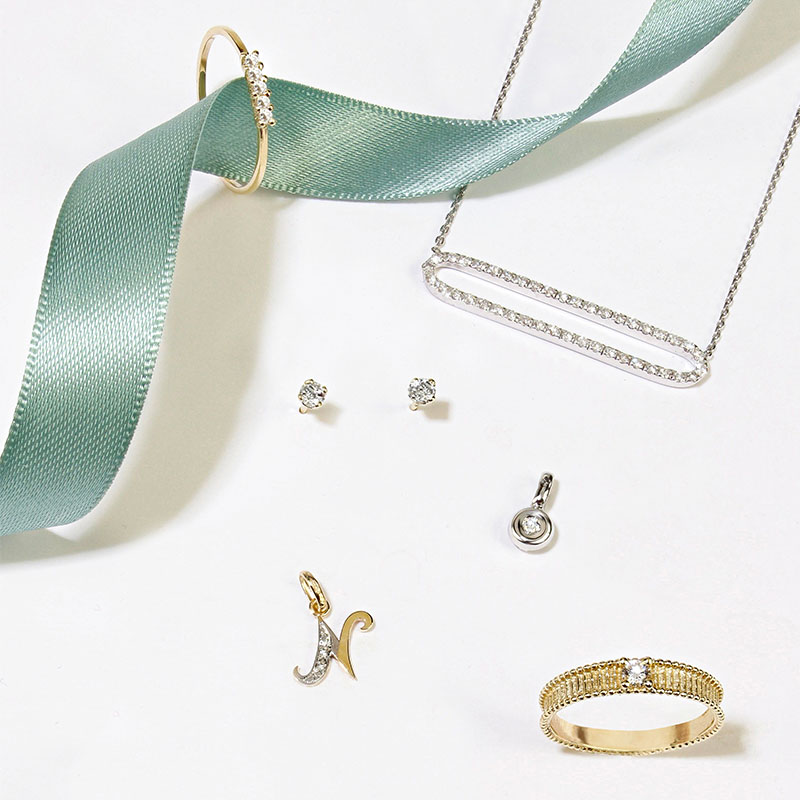 Bijoux Or 750 ornés de diamants
