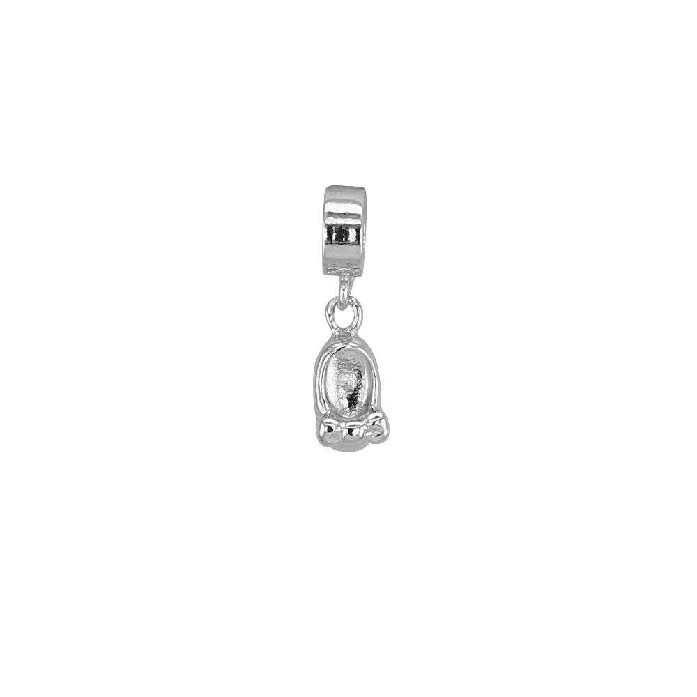 Pampille Bébé en argent 925/1000 rhodié - Le Chausson