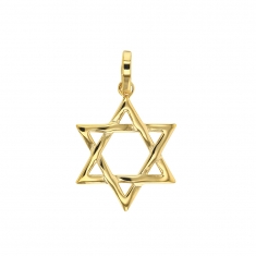 Pendentif Étoile de David en Plaqué or