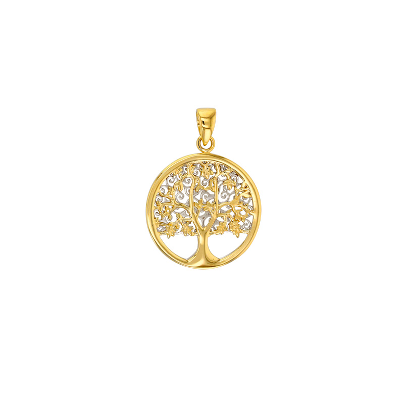 Pendentif ajouré Or 375/1000 arbre de vie