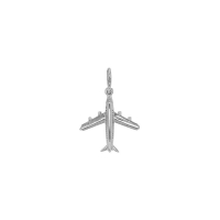 Pendentif avion argent 925/1000 rhodié