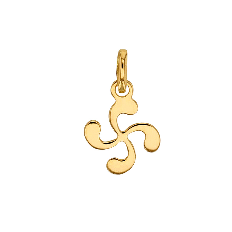 Pendentif Croix Basque en Or 375/1000