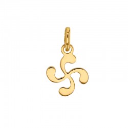Pendentif Croix Basque en Or 375/1000