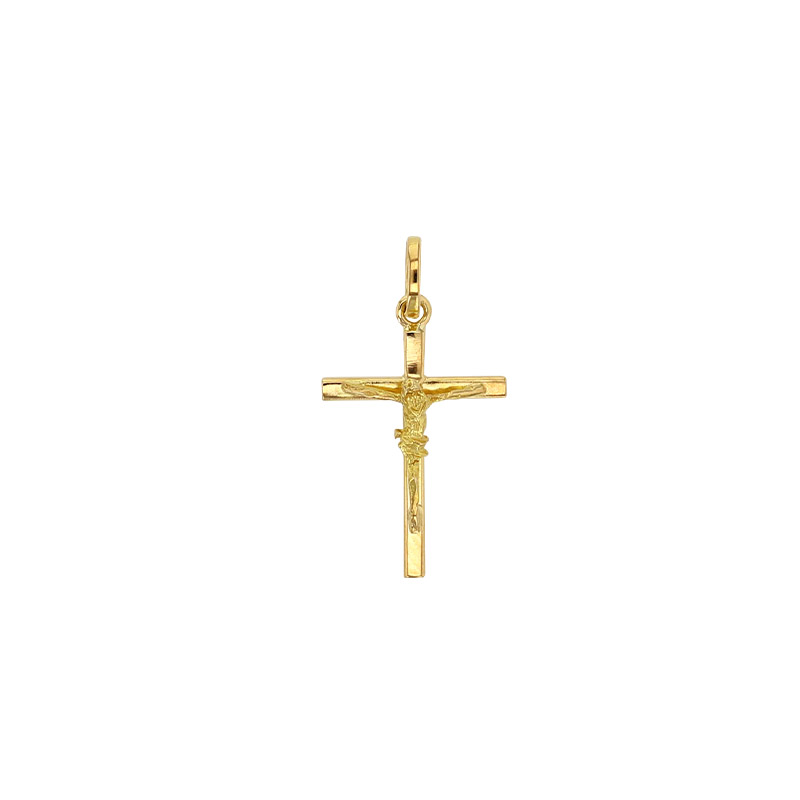 Pendentif croix Christ Or 750/1000