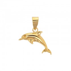 Pendentif dauphin en Or 750/1000