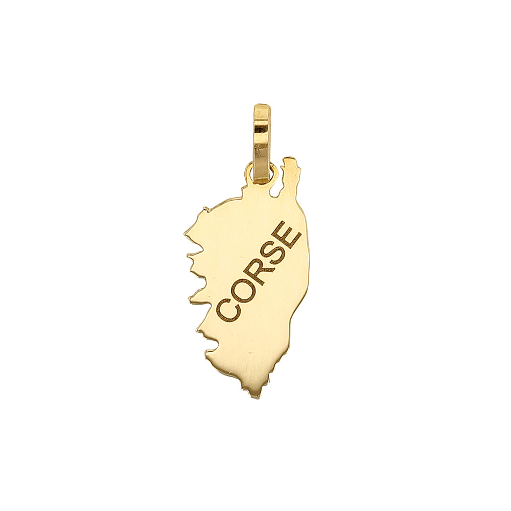 Pendentif en Or 375/1000 - Corse gravé