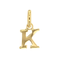 Pendentif lettre A plaqué or