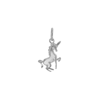 Pendentif licorne en argent 925/1000 platiné