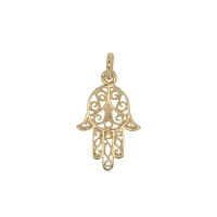 Pendentif main de Fatma Plaqué or