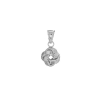 Pendentif noeud argent 925/1000