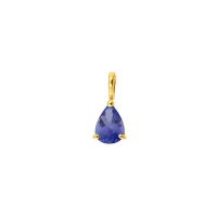 Pendentif Or 750/1000 Tanzanite poire 7x5mm