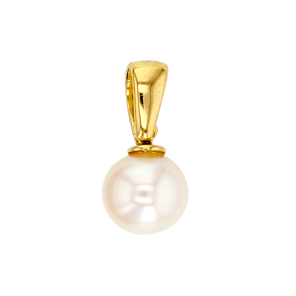 Pendentif Or 750/1000 avec perle d'eau douce