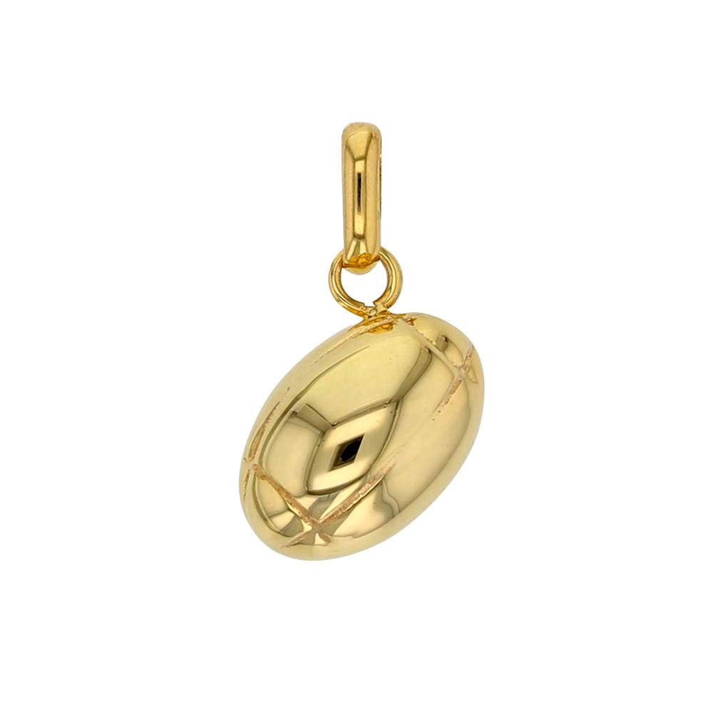 Pendentif Or 375/1000 ballon de rugby