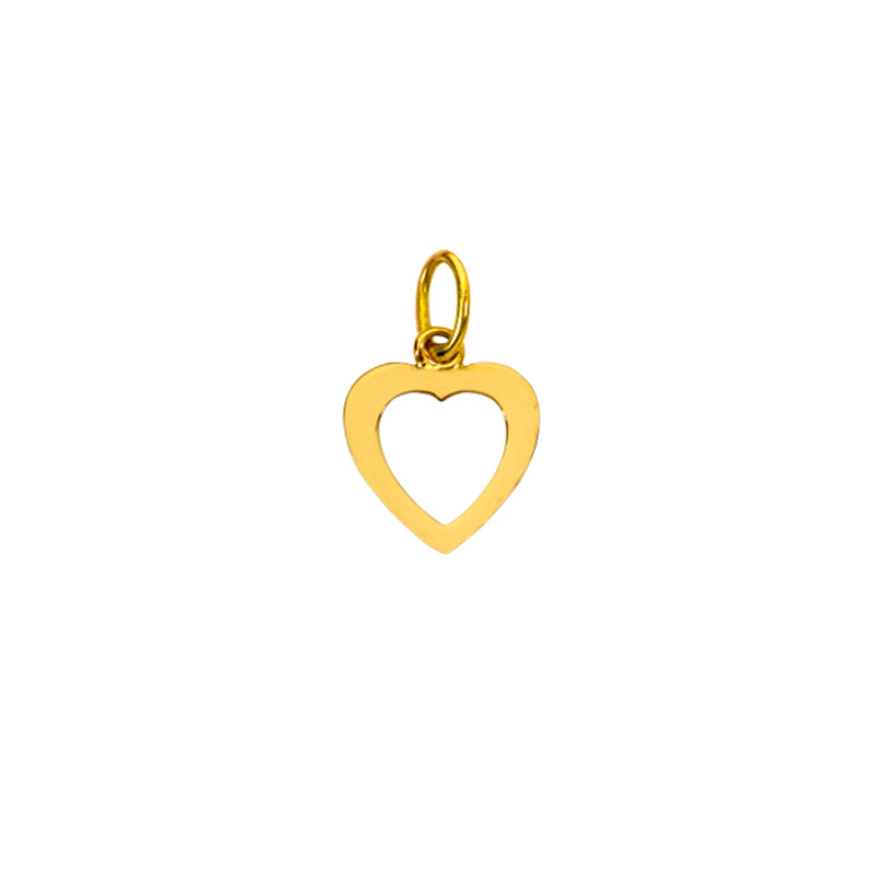 Pendentif Or 750/1000 motif coeur ajouré