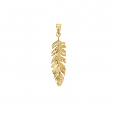 Pendentif plume Or 375/1000