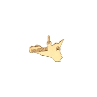 Pendentif Sicile en Or 750/1000