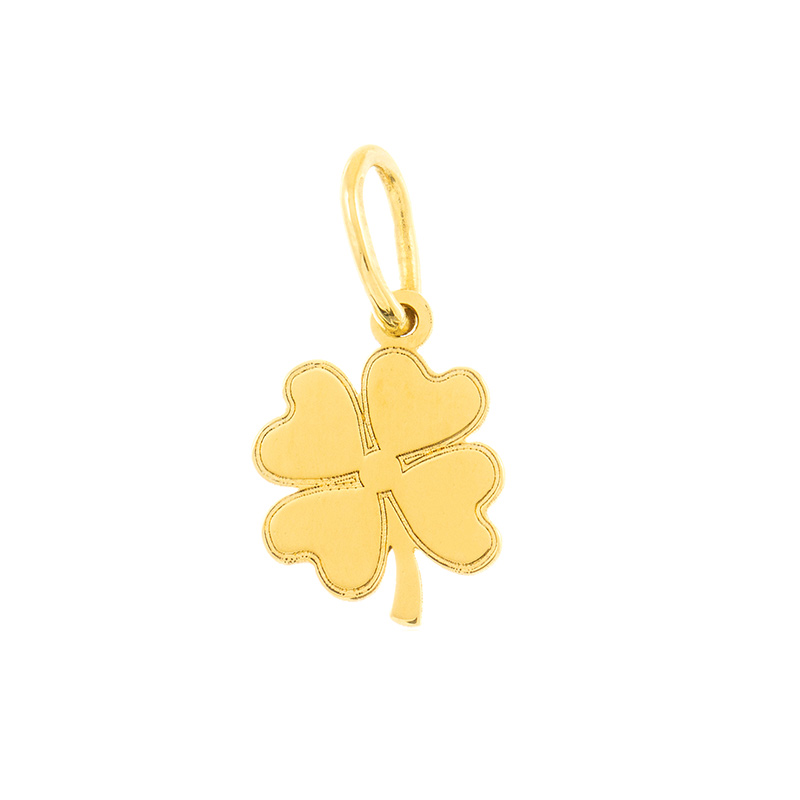 Pendentif trèfle à 4 feuilles en Or 750/1000
