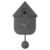 Pendule coucou métallique bleu