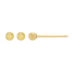 Perçage d'oreilles Inverness Boule 3mm en Or jaune 375/1000