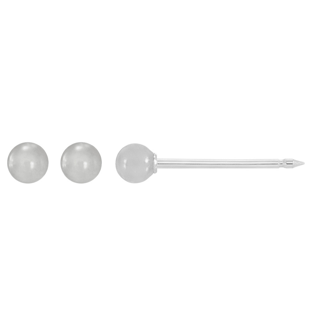 Perçage d'oreilles Inverness Boule 4mm en acier inoxydable