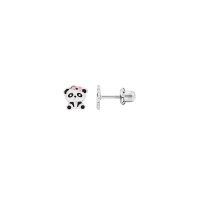 Perçage d'oreilles Inverness Panda en acier inoxydable