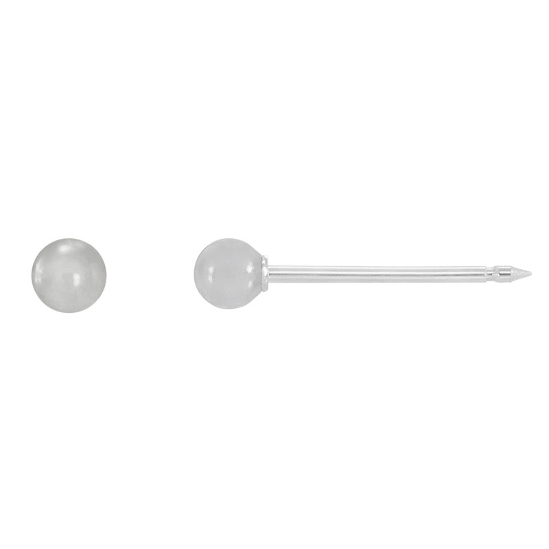 Perçage d'oreille Inverness pour homme, boule 3mm acier inoxydable (l'unité)