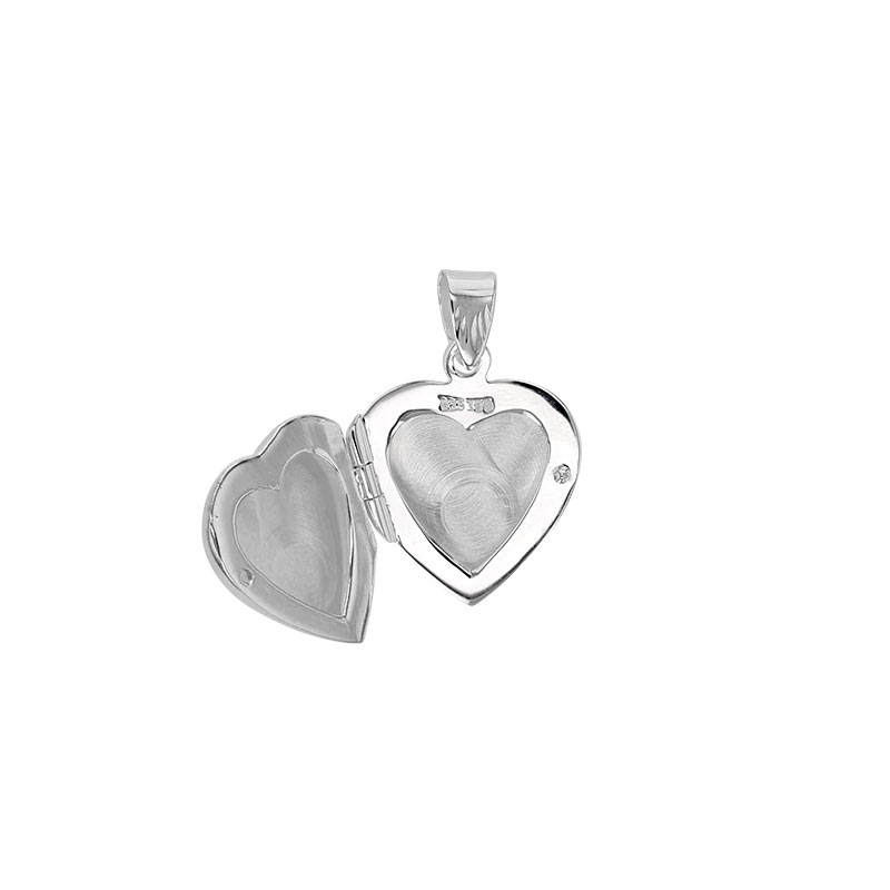 Pendentif cassolette coeur Argent 925/1000