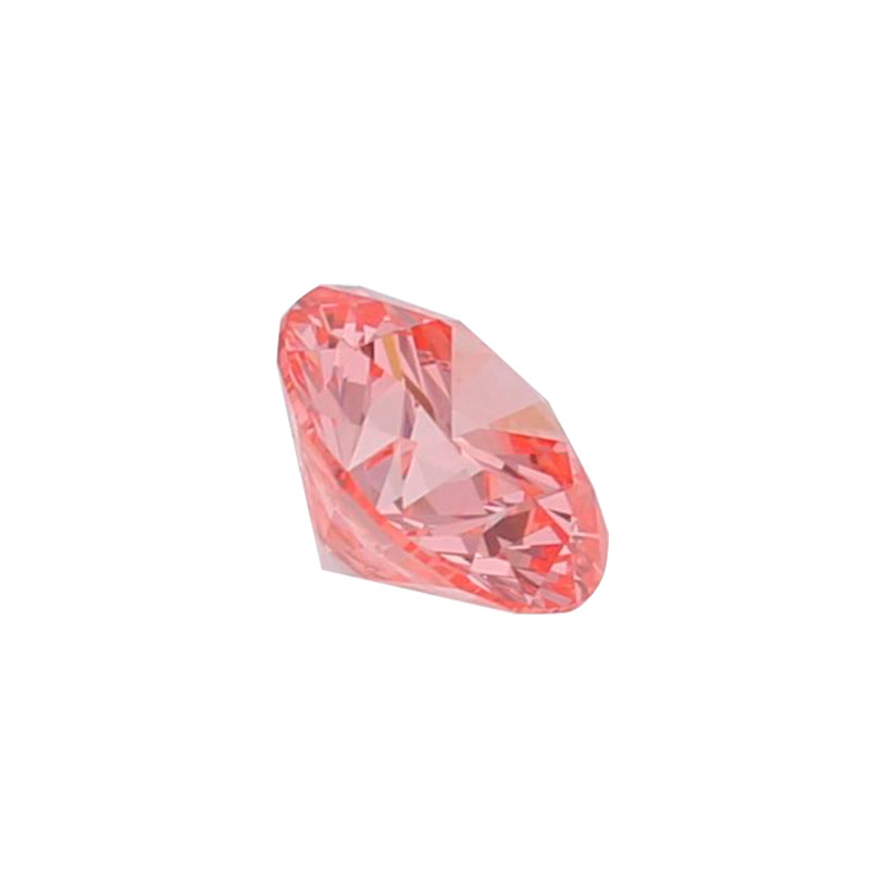Diamant synthétique taille ronde Fancy Pink 0,30ct VS, diam. 4,25mm