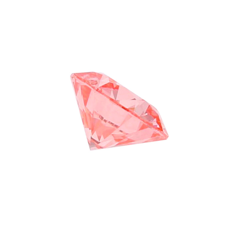 Diamant synthétique taille ronde Fancy Pink 0,30ct VS, diam. 4,25mm