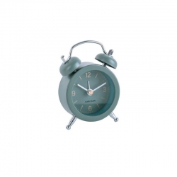 Réveil mini-cloches métal kaki foncé