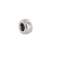 Stopper en argent 925/1000 rhodié - anneau classique